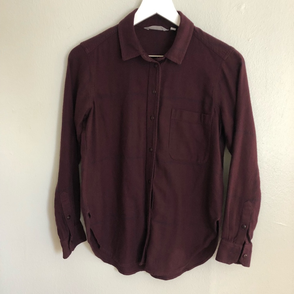 Athleta Flannel Button Down